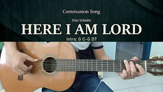 Here I Am Lord - Dan Schutte - Guitar Chords