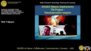 Sleeve gastrectomy telementoring: A SAGES multiinstitutional QI initiative