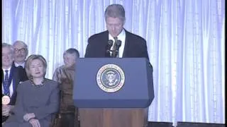 Pres. Clinton Presenting the Arts & Humanities Awards (1998)