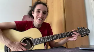 Day 124 with a guitar - seeing my progress with the song Ode to joy