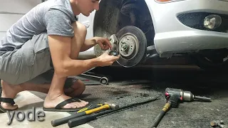 MERCEDES WHEEL BEARING FIX ! front