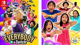 Parents vs Kids with Nintendo's Everybody 1-2 Switch!