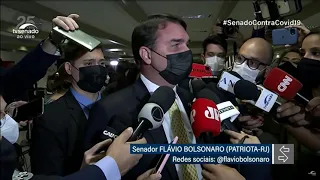 Flávio acha que Jair Bolsonaro deu risada de relatório final da CPI