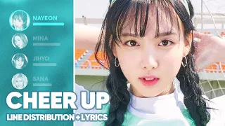 TWICE - Cheer Up (Line Distribution + Lyrics Color Coded) PATREON REQUESTED