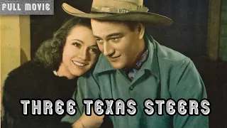 Three Texas Steers | English Full Movie | Western Action Adventure