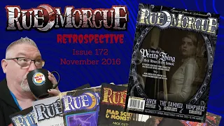 Rue Morgue Retrospective issue 172 November 2016 magazine flip through