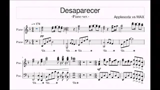 [Pump It Up XX] Applesoda vs MAX - Desaparecer (Piano ver.)
