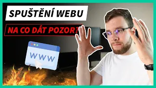 NA TOHLE POZOR! CO SI OHLÍDAT PŘED SPUŠTĚNÍM WEBOVÝCH STRÁNEK?