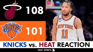 NY Knicks vs. Miami Heat Game 1 INSTANT Reaction | Knicks News, Rumors After Loss In NBA Playoffs