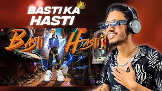 MC STAN - Basti Ka Hasti (Official Video) | INSAAN | 2023 | REACTION