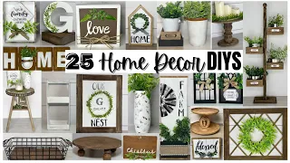 25 Dollar Tree Farmhouse Home Decor DIYS