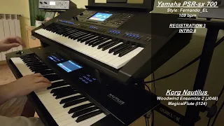 Fernando,Abba-@OfficialABBA, instrumental cover on Yamaha PSR-sx 700, Korg Nautilus, Dexibell SX8