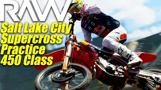 Salt Lake City Supercross Practice 450s RAW - Motocross Action Magazine