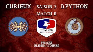 TOURNOI  Total War: ROME 2   Saison 3 : Match 2 : Curieux [Syracuse ] vs  BarbecuePython [ Gètes]