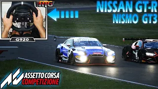 Nissan GTR Nismo GT3  - Assetto Corsa Competizione | Logitech G920 Steering Wheel Gameplay