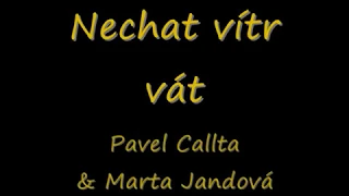 Pavel Callta & Marta Jandová - Nechat vítr vát titulky/lyrics