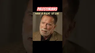 Arnold Schwarzenegger on Palestine