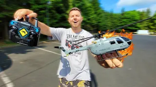 Absoluter Anfänger Helikopter für unter 100€ stürzt ab!