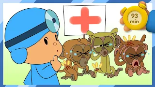 💊POCOYO AND NINA - Super Medical Rescue Team [93 min] ANIMATED CARTOON for Children | FULL episodes