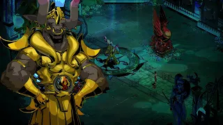 Asterius thanks Zagreus for his new armor - HADES