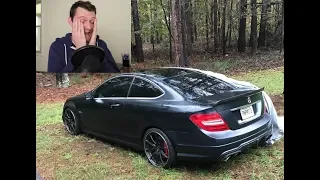 This Mercedes C63 AMG Is For Sale Stupid Cheap but Has a CRAZY Backstory