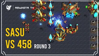 STARCRAFT FASTEST COREANO 🇰🇷 SASU vs 458 🇰🇷 RETO 1 ROUND 3