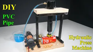 DIY | How to make a super strong hydraulic press from PVC pipes