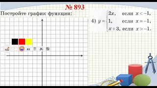 Кусочно-заданная функция (линейная), 7 класс