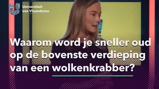 Waarom word je sneller oud op de bovenste verdieping van een wolkenkrabber?