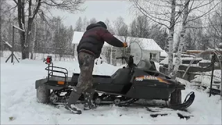 Снегоход "Тайга СТ500Д подготовка к сезону