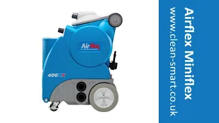 Airflex Miniflex professional carpet cleaning machine demo