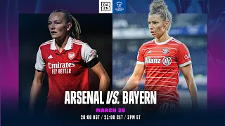 Arsenal - FC Bayern München | UEFA Women’s Champions League Viertelfinalrückspiel Ganzes Spiel