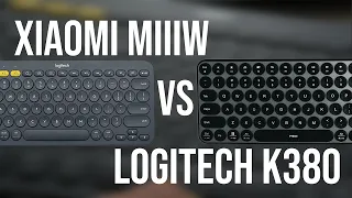 Xiaomi miiiw AIR85 VS Logitech K380 сравнение 2 компактных клавиатур