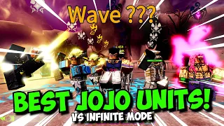 The New Best JOJO Units Vs Infinite Mode! | ASTD Challenge!