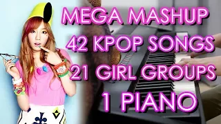 KPOP GIRL GROUP PIANO MASHUP (BLACKPINK, TWICE, GFRIEND, MAMAMOO, Red Velvet, TARA and more)