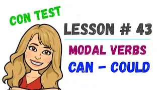 🔴LESSON #43 - **MODALS** in English - CAN y COULD ➼VERBOS MODALES explicación en español y TEST