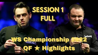 Ronnie O'Sullivan vs Stephen Maguire | World Snooker Championship 2022 | Highlights Session 1 ᴴᴰ