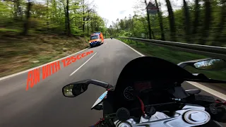 Fun even with an 125ccm | Aprilia RS4 125 | 4K