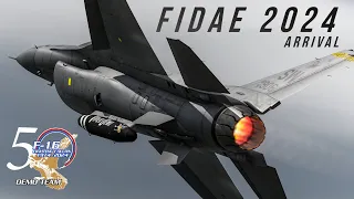 F-16 Viper Demo | FIDAE 2024 Arrival | DCS World