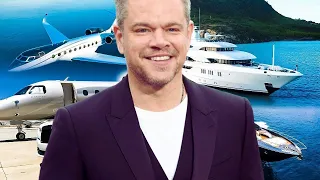 Matt Damon Lifestyle 2024!! Income, House,Net Worth, Car Collection, Mansion, Private Jet ,etc