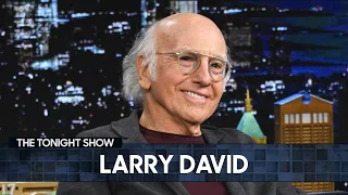Larry David Asks Jimmy for Advice About His One-Eyed Friend Who Can't Stop Belching | Tonight Show
