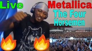 Swaggy Reacts to | Metallica - The Four Horsemen (Live)