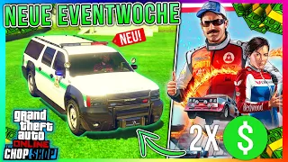 Neue Eventwoche in GTA Online! Neuer Polizei Ranger, Ace Ventura & Event! | GTA 5 Chop Shop DLC News