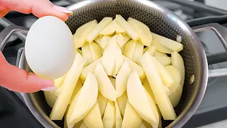 Few ingredients! Just add the eggs to the potatoes. It is so delicious! Easy dinner