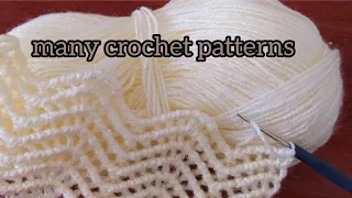 PERFECT👌Beautiful and easy crochet patterns I made on my channel