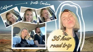 36 HOUR STRAIGHT-thru-night CROSS COUNTRY ROAD TRIP  *2021* |tips| honest advice|CA~NC| couple W/DOG