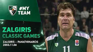 #ZalgirisClassics. Zalgiris v. Panathinaikos | 2003-11-06