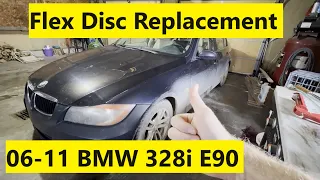 Driveshaft Flex Disc Replacement E90 BMW 328i 06 07 08 09 10 11 2006 2007 2008 2009 2010 2011