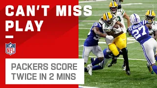 Packers Score Twice in Two Minutes!