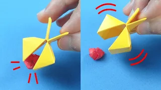 折り紙おもちゃ「ぱくぱクリップ」Origami Toy "Biting Clip"